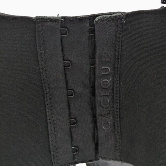 Lane Bryant Cacique Bra Multi Way Strapless Lightweight 38H Black w/ Straps - Picture 4 of 8